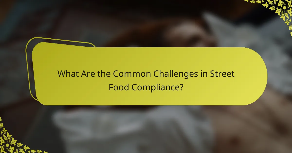 What Are the Common Challenges in Street Food Compliance?